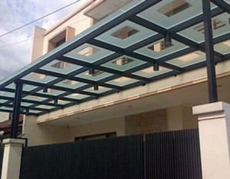 kanopi kaca - bengkel las sean brliant (1)